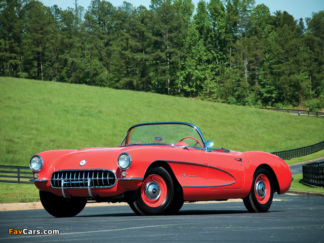 Corvette C1 Airbox COPO Race Car (RPO 579E) 1957 photos (640 x 480)