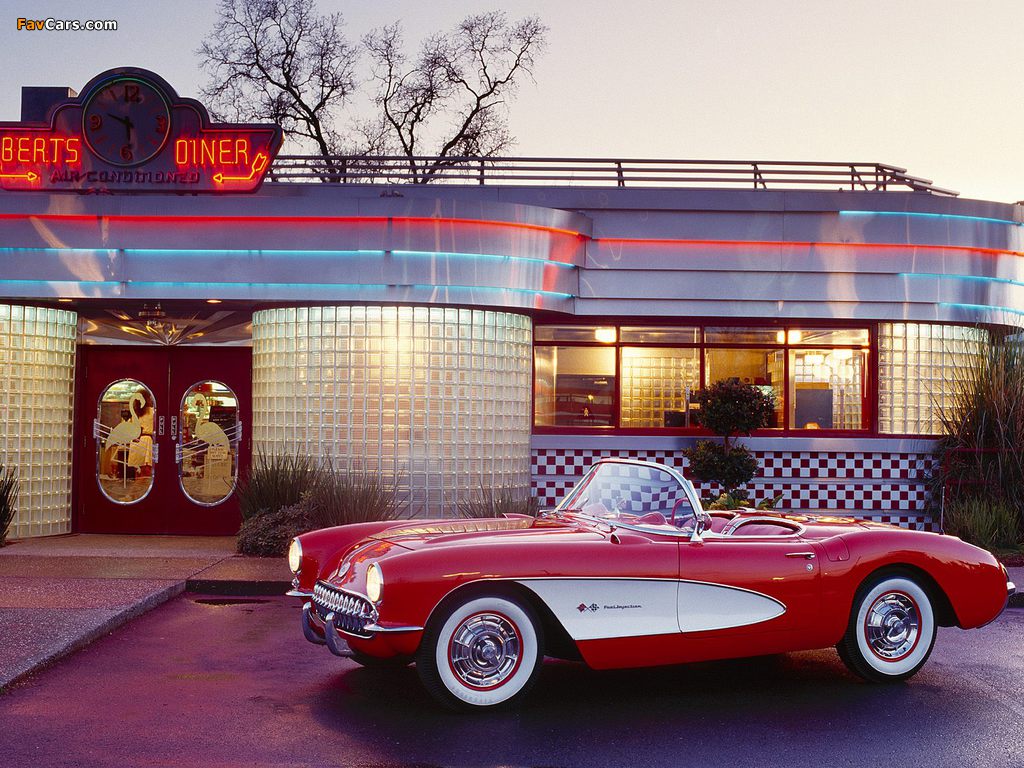 Corvette C1 Fuel Injection 1957 pictures (1024 x 768)