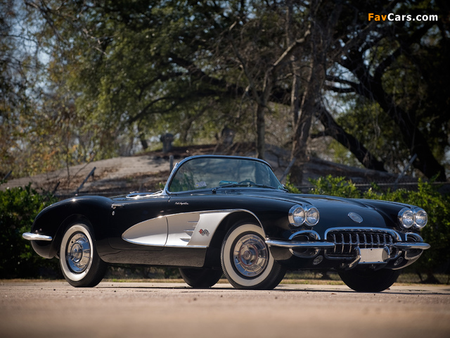 Corvette C1 Fuel Injection 1958 photos (640 x 480)