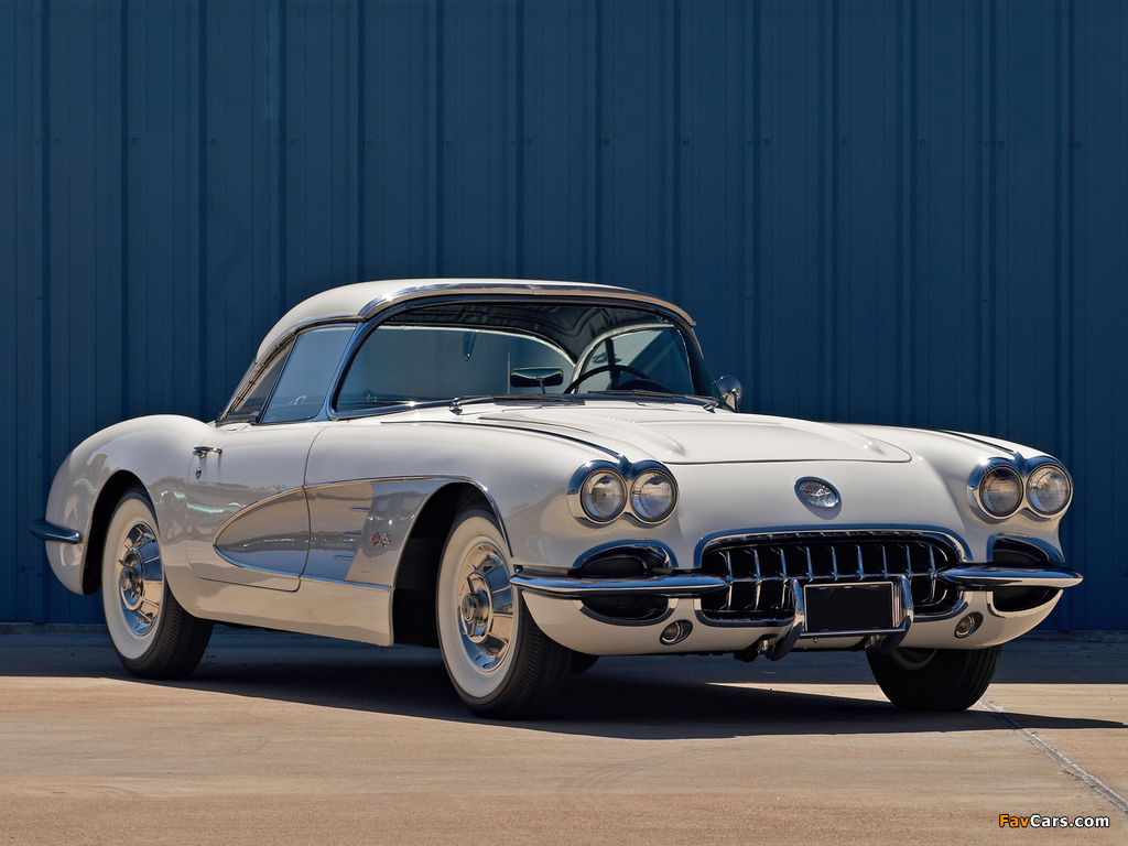 Corvette C1 (J800-867) 1958 wallpapers (1024 x 768)