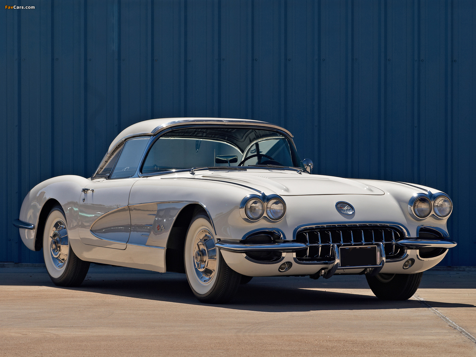 Corvette C1 (J800-867) 1958 wallpapers (1600 x 1200)