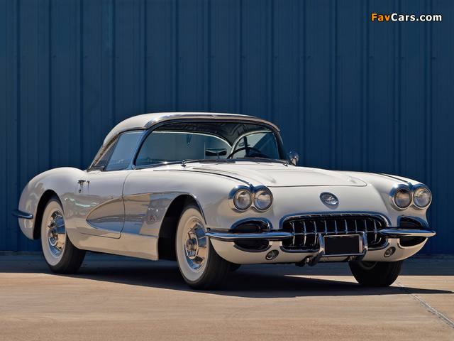 Corvette C1 (J800-867) 1958 wallpapers (640 x 480)