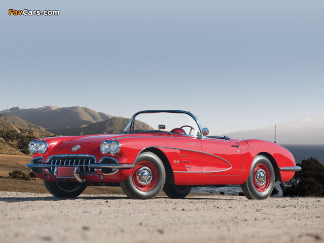 Corvette C1 Fuel Injection 1959–60 wallpapers (640 x 480)