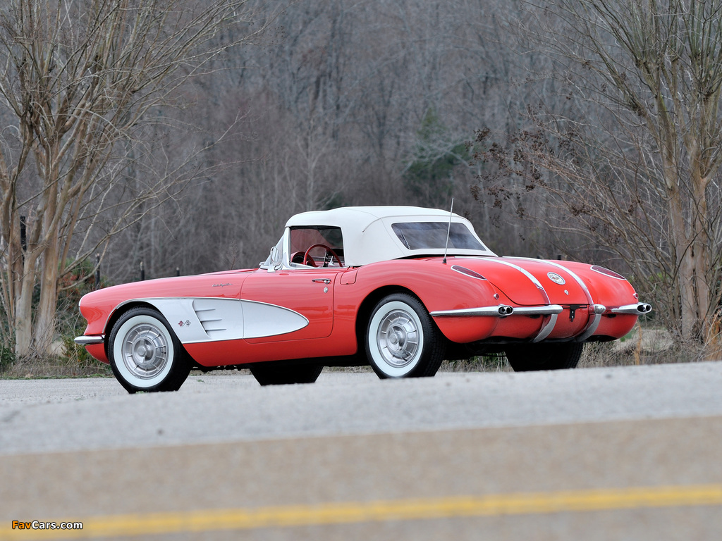 Corvette C1 Fuel Injection 1959–60 wallpapers (1024 x 768)