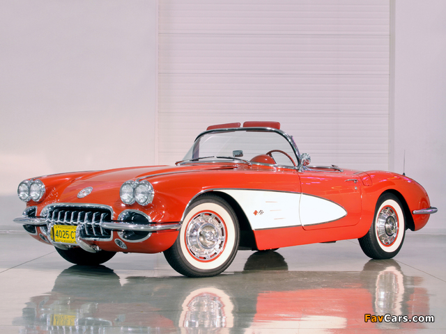 Corvette C1 (867) 1959–60 wallpapers (640 x 480)