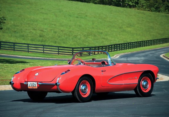 Pictures of Corvette C1 Airbox COPO Race Car (RPO 579E) 1957