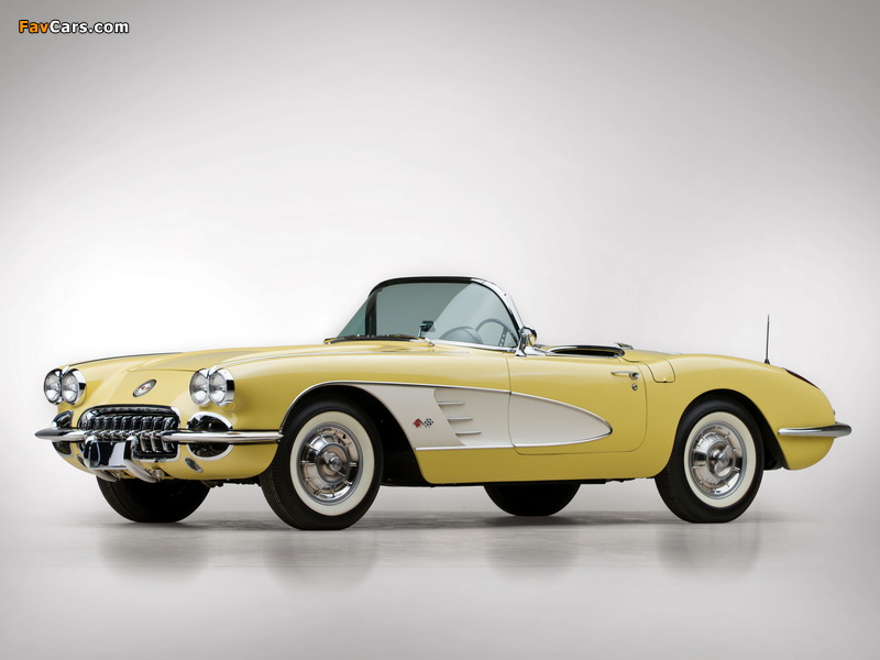 Pictures of Corvette C1 (J800-867) 1958 (800 x 600)