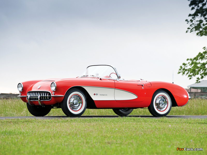 Corvette C1 Fuel Injection 1957 wallpapers (800 x 600)