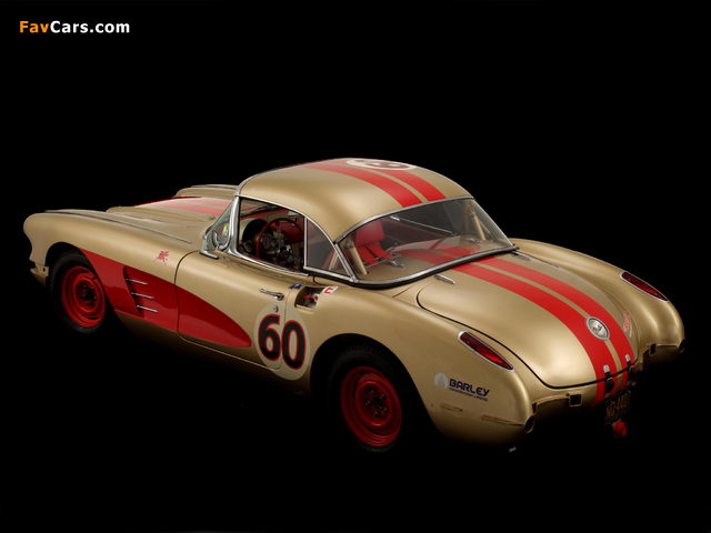 Corvette C1 JRG Special Competition Coupe 1960 wallpapers (640 x 480)