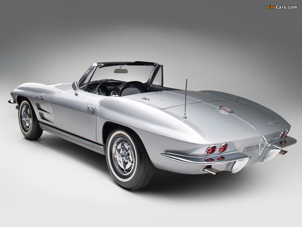 Corvette Sting Ray Convertible (C2) 1963 images (1024 x 768)