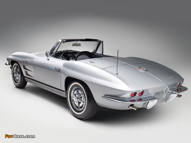 Corvette Sting Ray Convertible (C2) 1963 images (640 x 480)