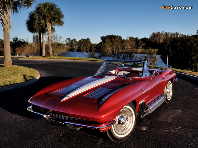 Corvette Sting Ray Convertible Show Car Replica (C2) 1963 photos (640 x 480)