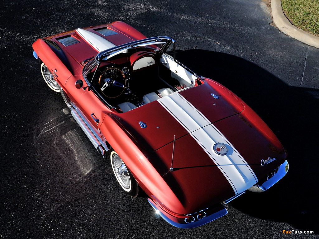 Corvette Sting Ray Convertible Show Car Replica (C2) 1963 photos (1024 x 768)