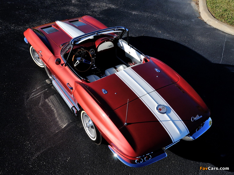 Corvette Sting Ray Convertible Show Car Replica (C2) 1963 photos (800 x 600)