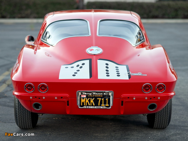 Corvette Sting Ray Race Car 7 11 (C2) 1963 pictures (640 x 480)