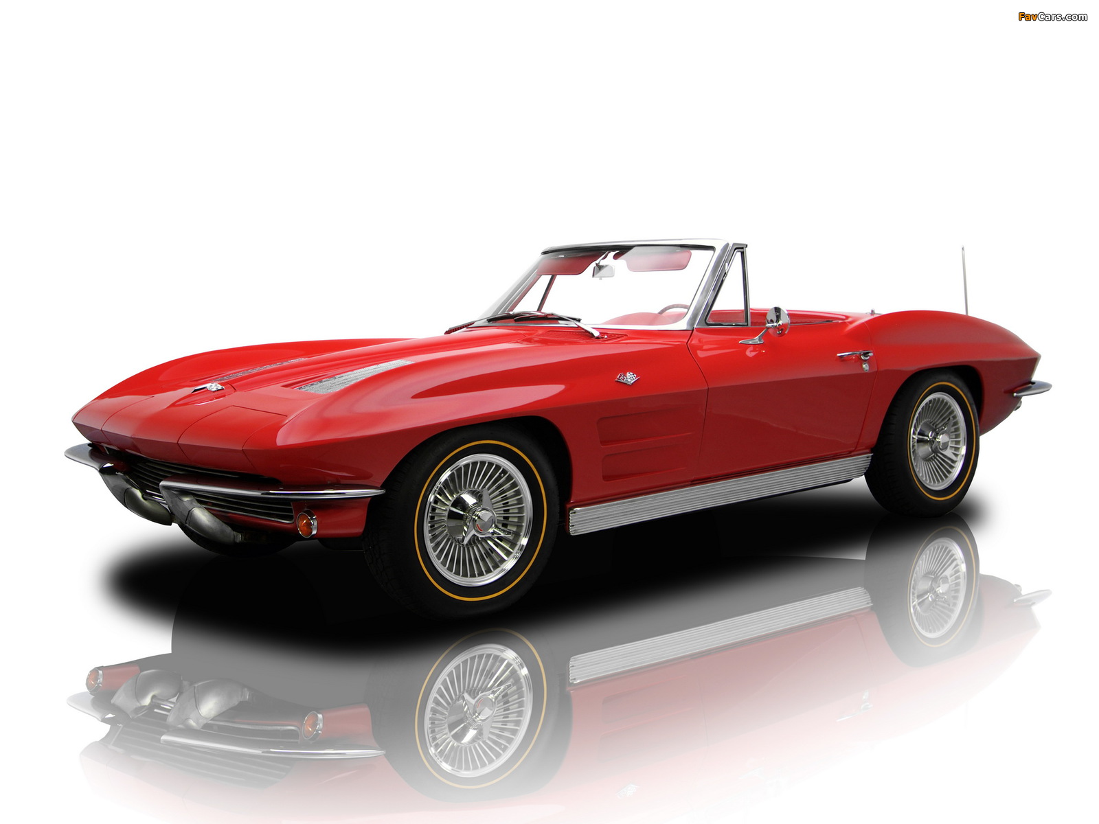 Corvette Sting Ray Convertible (C2) 1963 pictures (1600 x 1200)