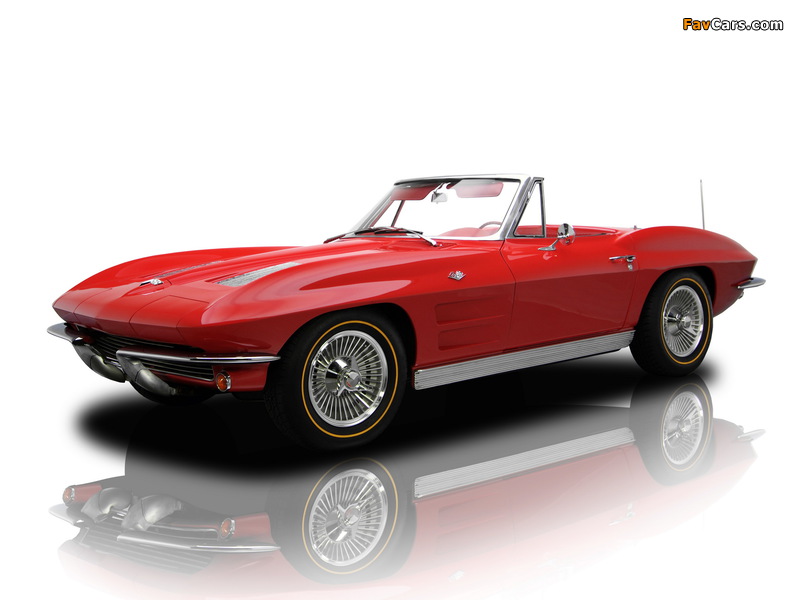 Corvette Sting Ray Convertible (C2) 1963 pictures (800 x 600)