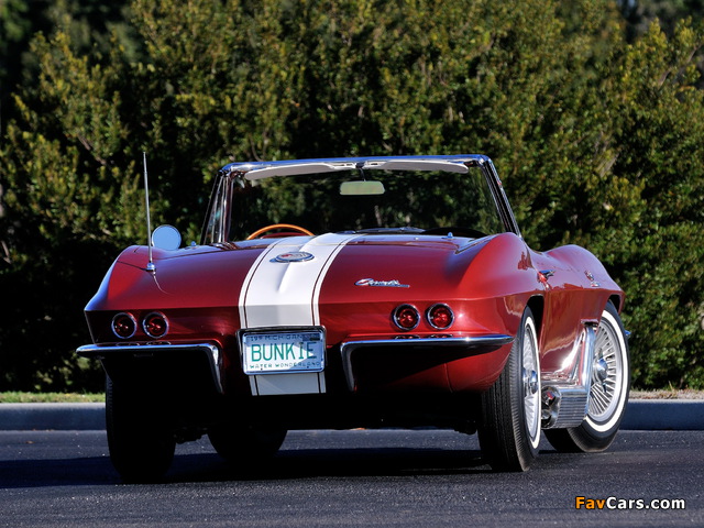 Corvette Sting Ray Convertible Show Car Replica (C2) 1963 pictures (640 x 480)