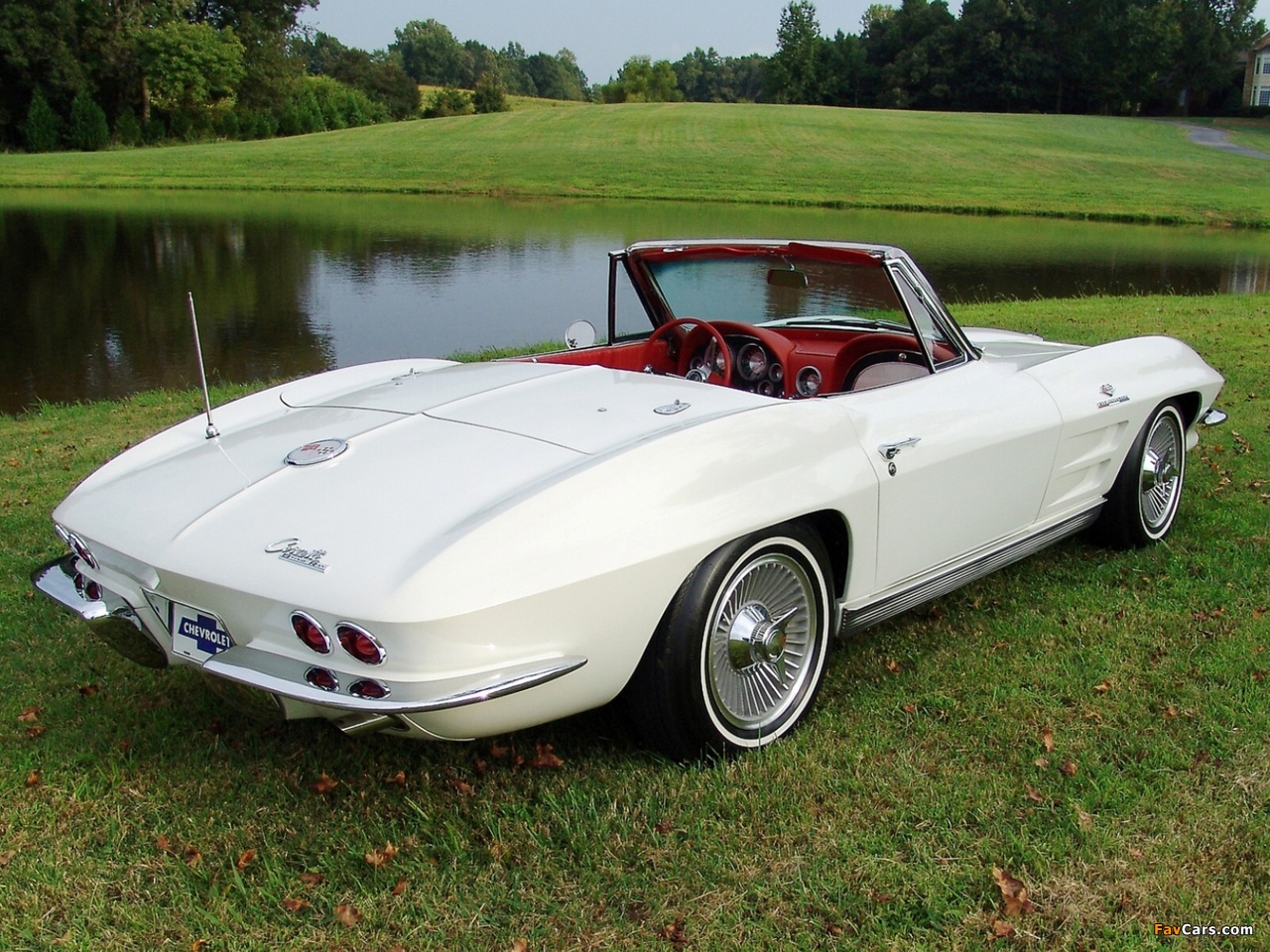 Corvette Sting Ray Convertible (C2) 1963 wallpapers (1280 x 960)