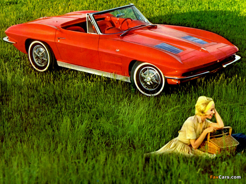 Corvette Sting Ray Convertible (C2) 1963 wallpapers (800 x 600)