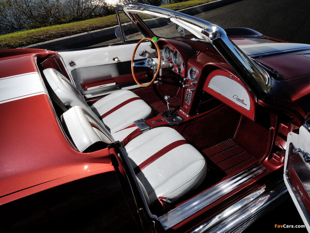 Corvette Sting Ray Convertible Show Car Replica (C2) 1963 wallpapers (1024 x 768)