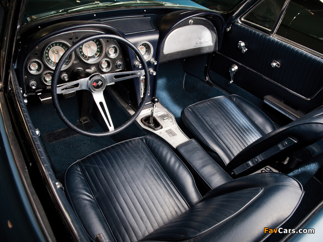 Corvette Sting Ray L76 327/340 HP Convertible (C2) 1963 wallpapers (640 x 480)