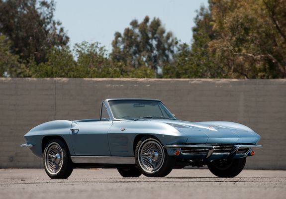 Corvette Sting Ray L76 327/340 HP Convertible (C2) 1963 wallpapers