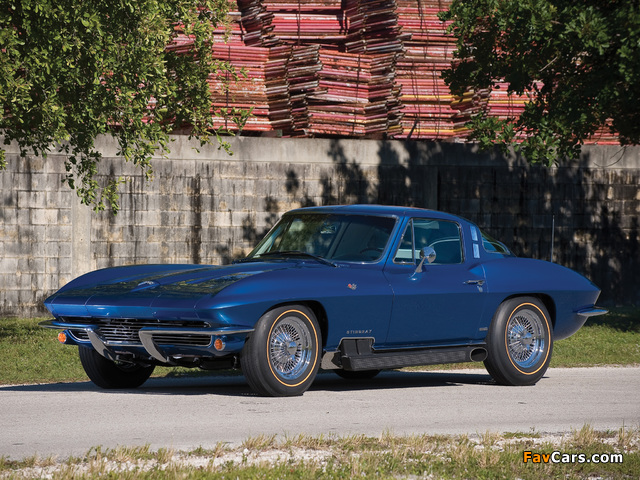 Corvette Sting Ray 327 by GM Styling (C2) 1964 wallpapers (640 x 480)
