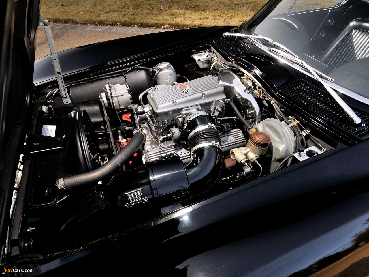 Corvette Sting Ray L84 327/375 HP Fuel Injection (C2) 1964 wallpapers (1280 x 960)