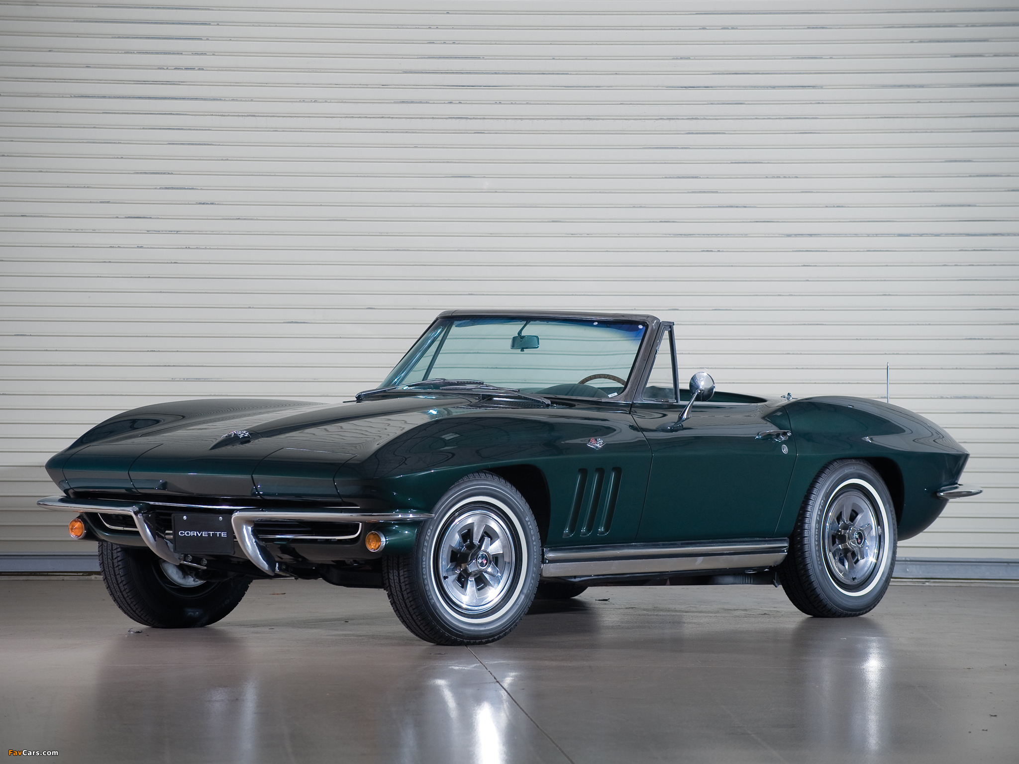 Corvette Sting Ray L75 327/300 HP Convertible (C2) 1965 images (2048 x 1536)