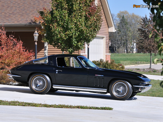 Corvette Sting Ray L84 327/375 HP Fuel Injection (C2) 1965 photos (640 x 480)