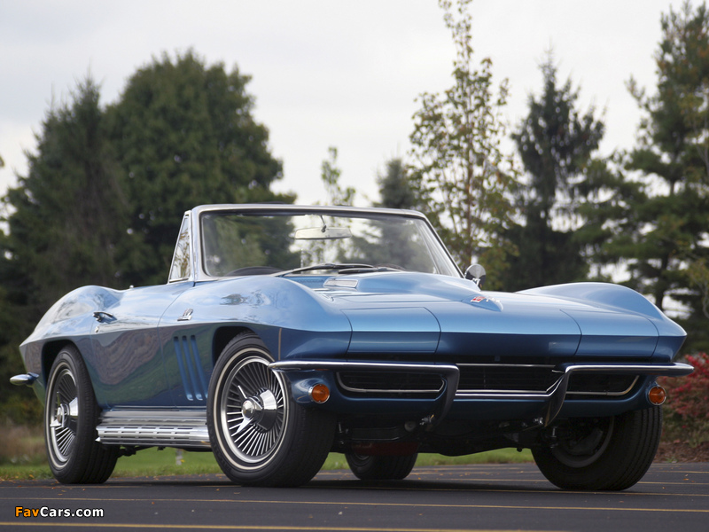 Corvette Sting Ray L78 396/425 HP Convertible (C2) 1965 photos (800 x 600)