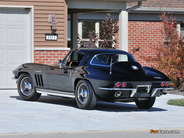 Corvette Sting Ray L84 327/375 HP Fuel Injection (C2) 1965 photos (640 x 480)