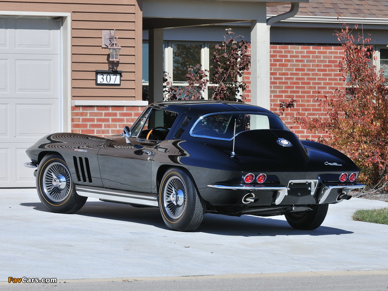 Corvette Sting Ray L84 327/375 HP Fuel Injection (C2) 1965 photos (800 x 600)