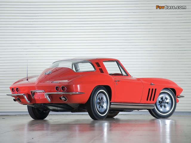 Corvette Sting Ray L78 396/425 HP (C2) 1965 pictures (640 x 480)