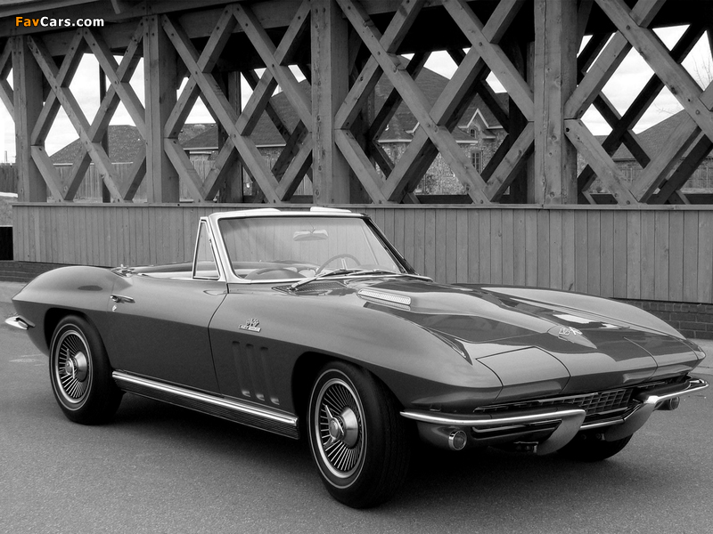 Corvette Sting Ray 427 Convertible (C2) 1966 images (800 x 600)