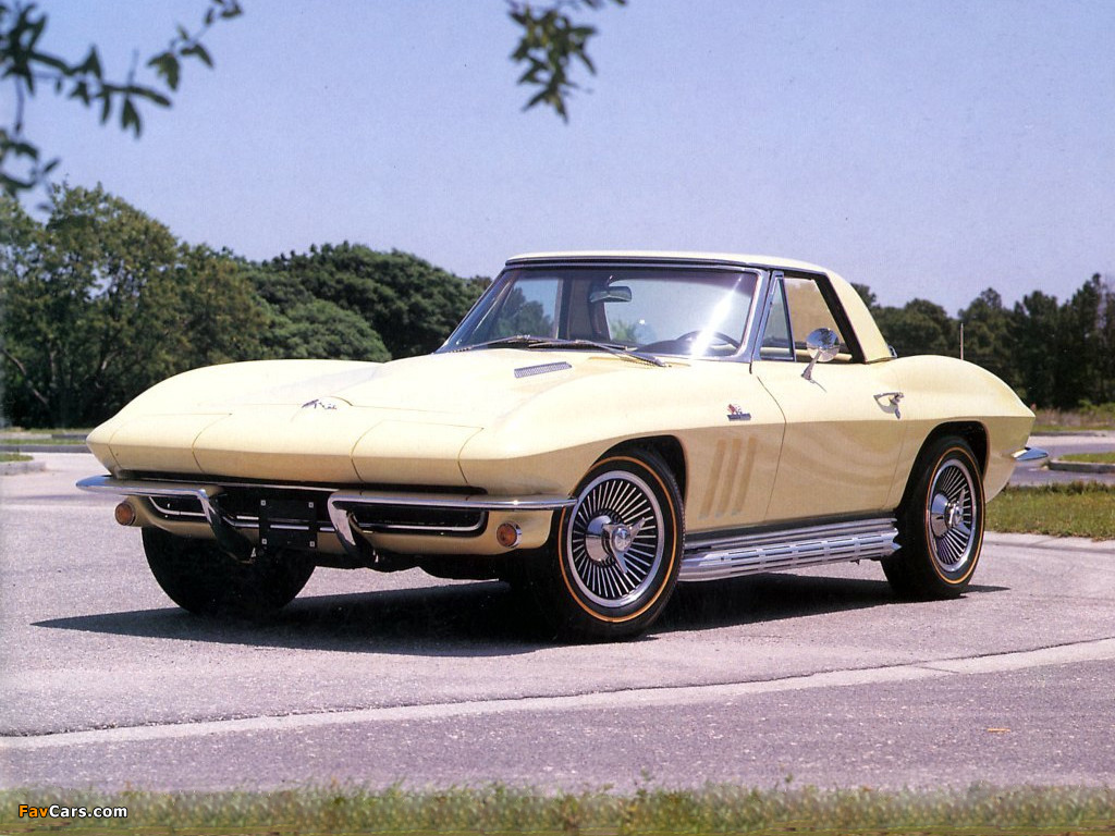Corvette Sting Ray 427 Convertible (C2) 1966 pictures (1024 x 768)