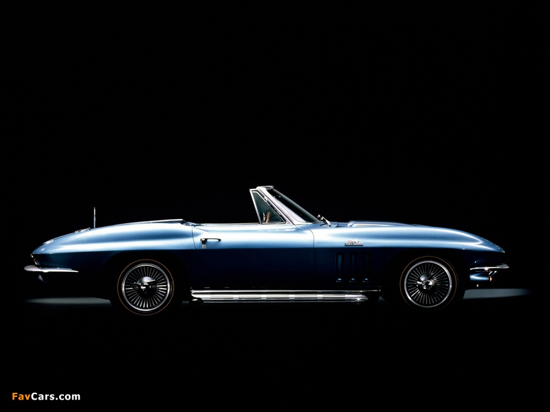 Corvette Sting Ray 427 Convertible (C2) 1966 wallpapers (800 x 600)