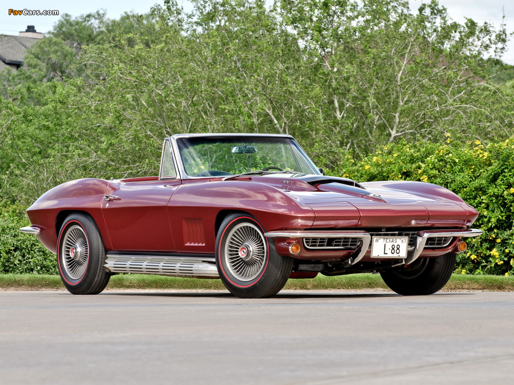 Corvette Sting Ray L88 427 Convertible (C2) 1967 images (1024 x 768)