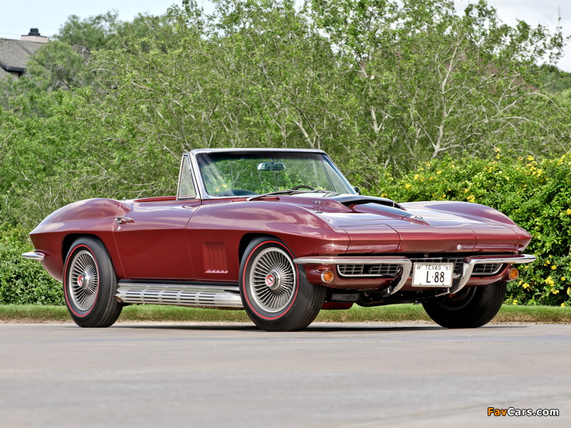 Corvette Sting Ray L88 427 Convertible (C2) 1967 images (800 x 600)