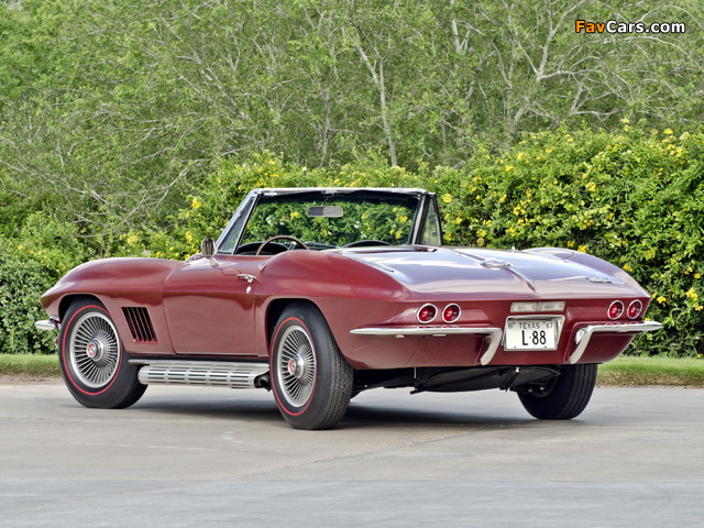 Corvette Sting Ray L88 427 Convertible (C2) 1967 images (640 x 480)