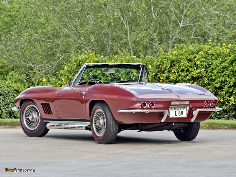 Corvette Sting Ray L88 427 Convertible (C2) 1967 images (800 x 600)