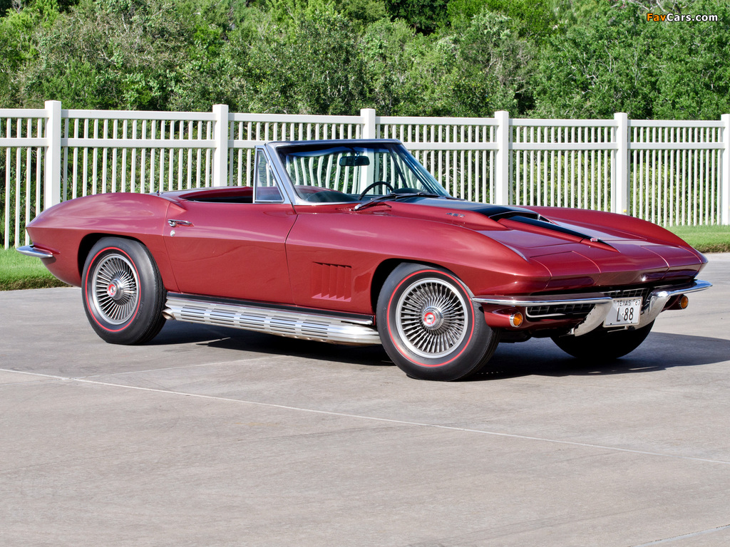 Corvette Sting Ray L88 427 Convertible (C2) 1967 photos (1024 x 768)