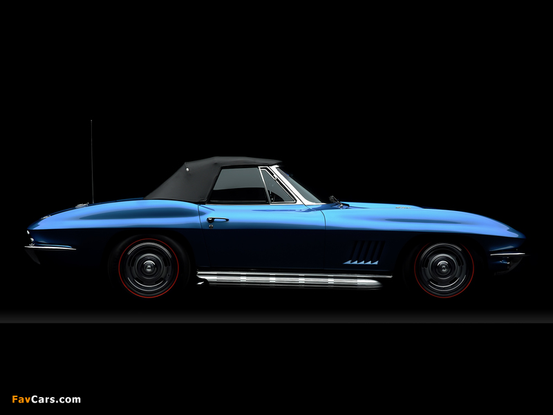 Corvette Sting Ray L71 427/435 HP Convertible (C2) 1967 photos (800 x 600)