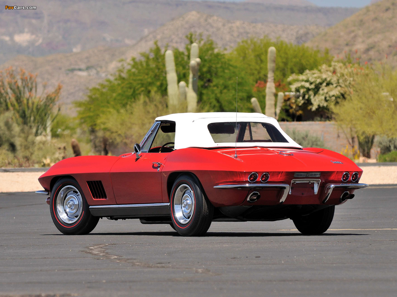 Corvette Sting Ray 427 Convertible (C2) 1967 photos (1280 x 960)