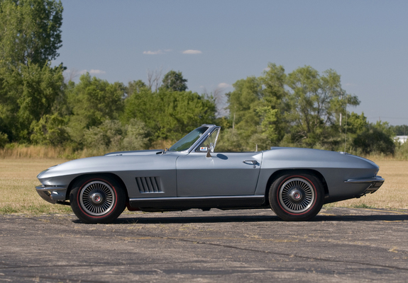 Corvette Sting Ray L36 427/390 HP Convertible (C2) 1967 pictures