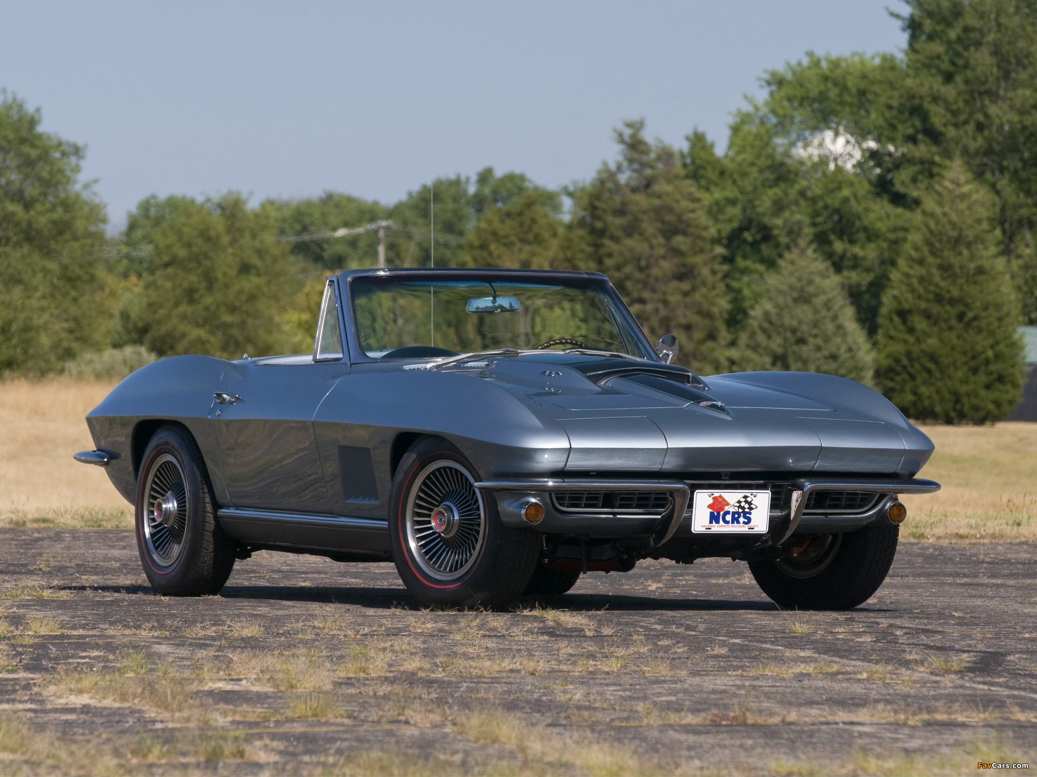 Corvette Sting Ray L36 427/390 HP Convertible (C2) 1967 pictures (2048 x 1536)