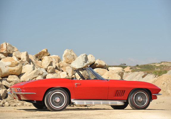 Corvette Sting Ray L89 427/435 HP Convertible (C2) 1967 wallpapers
