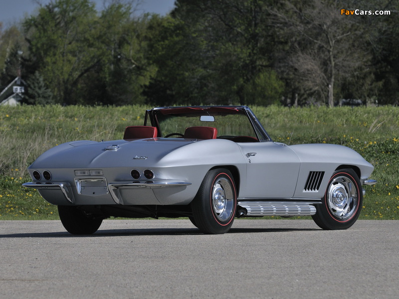 Corvette Sting Ray L89 427/435 HP Convertible (C2) 1967 wallpapers (800 x 600)