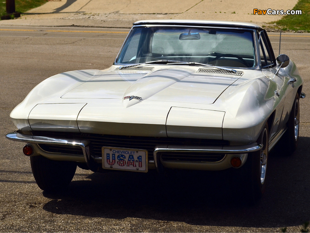 Images of Corvette Sting Ray L75 327/300 HP Convertible (C2) 1964 (640 x 480)